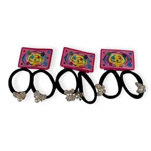 Резинка для волос с брошью