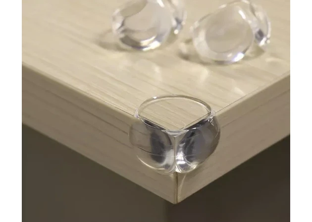 Фото 2 - Силіконові капелюшки на меблі, накладки на гострі кути для безпеки дітей, 4 шт