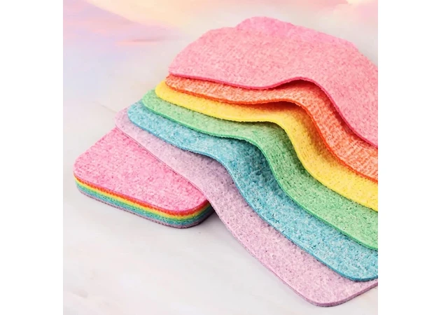 Фото 3 - Універсальна ганчірка мікрофібра 12 шарова, багаторазова різнокольорова