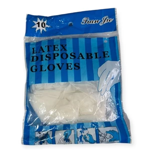 Одноразовые латексные перчатки 10 шт.