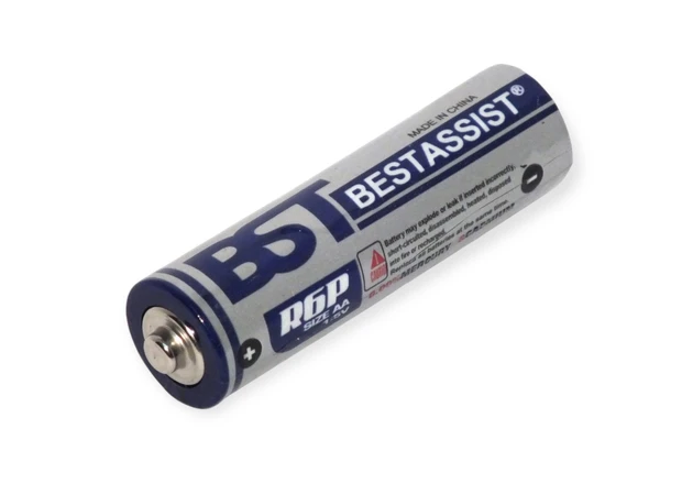 Фото 1 - Батарейка пальчиковая АА BST BESTASSIST 1.5V, солева 4 шт