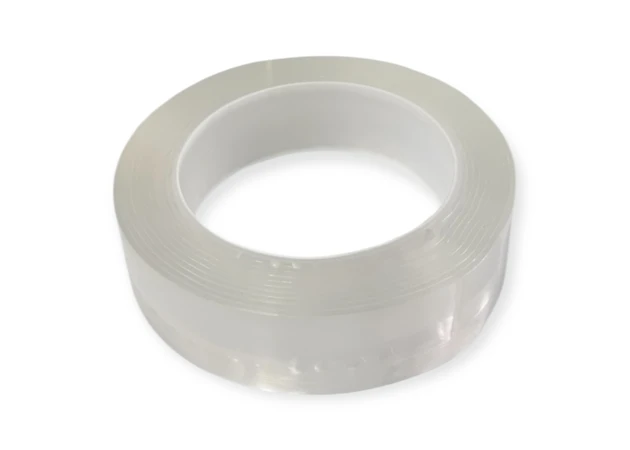 Фото 1 - Багаторазова двостороння нанострічка (2 мм x 30 мм x 3 м) прозора