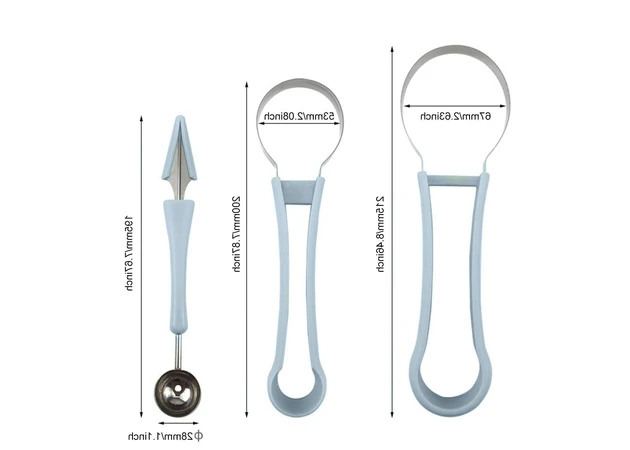 Фото 3 - Набір інструментів для фруктів з нержавіючої сталі  4 в 1