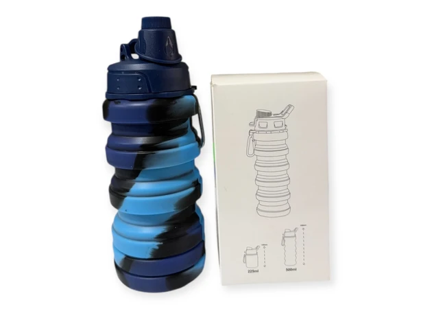 Фото 1 - Пляшка для води розсувна 225 мл-500 мл