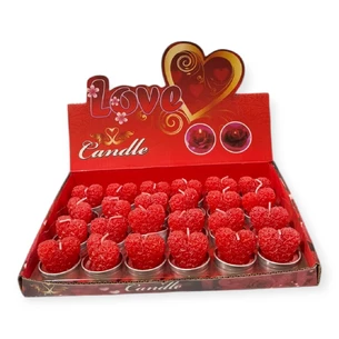 Свеча в форме сердечка