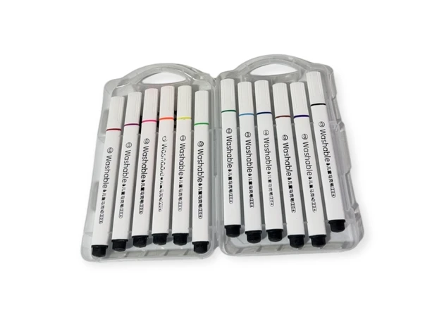 Фото 1 - Фломастеры толстые, 12 цветов