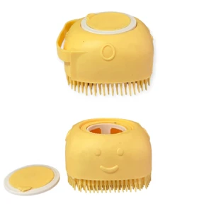 Силиконовая губка для мытья посуды с отверстием для мыла