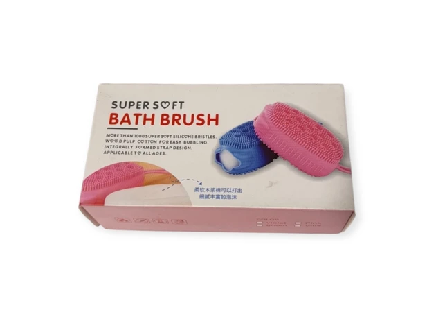 Фото 1 - Силиконовая губка для душа с губкой внутри