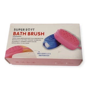 Силиконовая губка для душа с губкой внутри