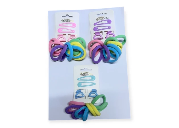 Фото 4 - Резинки для волос с заколками