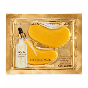 Гідрогелеві патчі під очі Gold Collagen Eye Serum Mask із золотом та колагеном