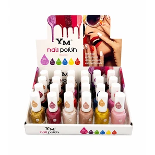 Лак для нігтів YM Nail Polish, 24 кольори