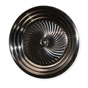 Поднос металлический круглый 26 см, MT-480.