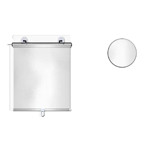 Ролет на вікно у сріблястому кольорі 45 см x 125 см , MT-1303