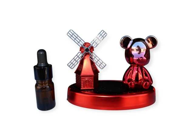 Фото 1 - Автомобільні освіжувачі повітря на сонячній батареї у вигляді ведмедика, MT-1305