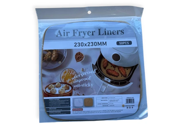 Фото 1 - Пергаментна бумага в аерогріль 23 см на 23 см,50 шт. , MT-1386