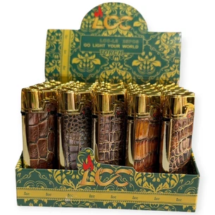 Запальничка (Turbo полум’я) шкіряний принт, H02594