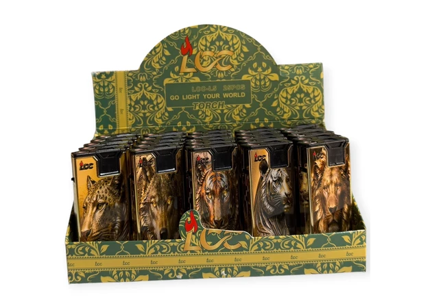 Фото 1 - Запальничка (Turbo полум’я) «Дикі тварини», H02593