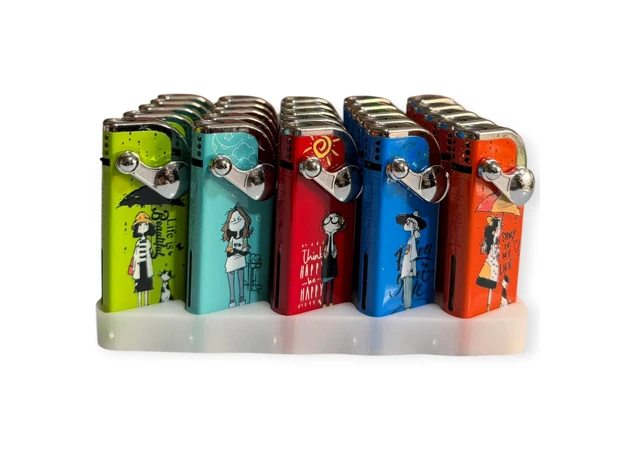 Фото 1 - Запальничка (Turbo полум’я) «Дівчата», H02597