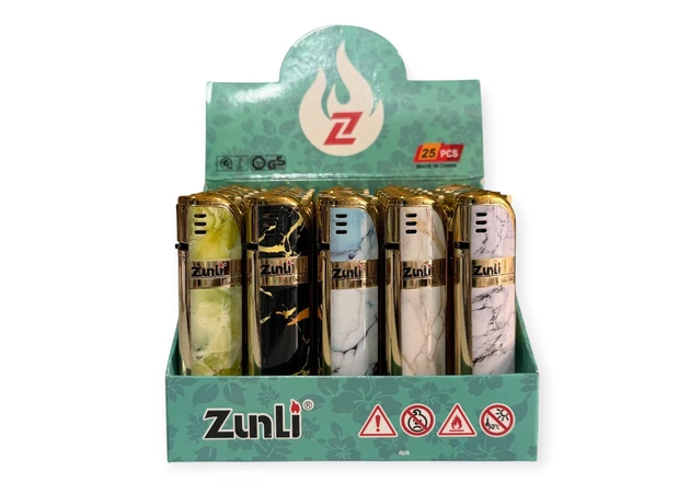 Фото 1 - Запальничка (Turbo полум’я) «Мармур», H02167