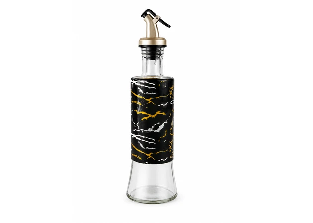 Фото 1 - Скляна пляшка для олії з дозатором 300 мл